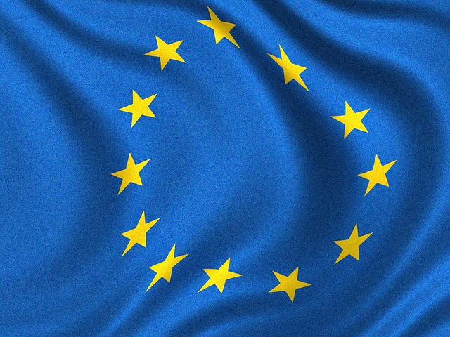 EU-flagga foto Yanni Koutsomitis - Flickr